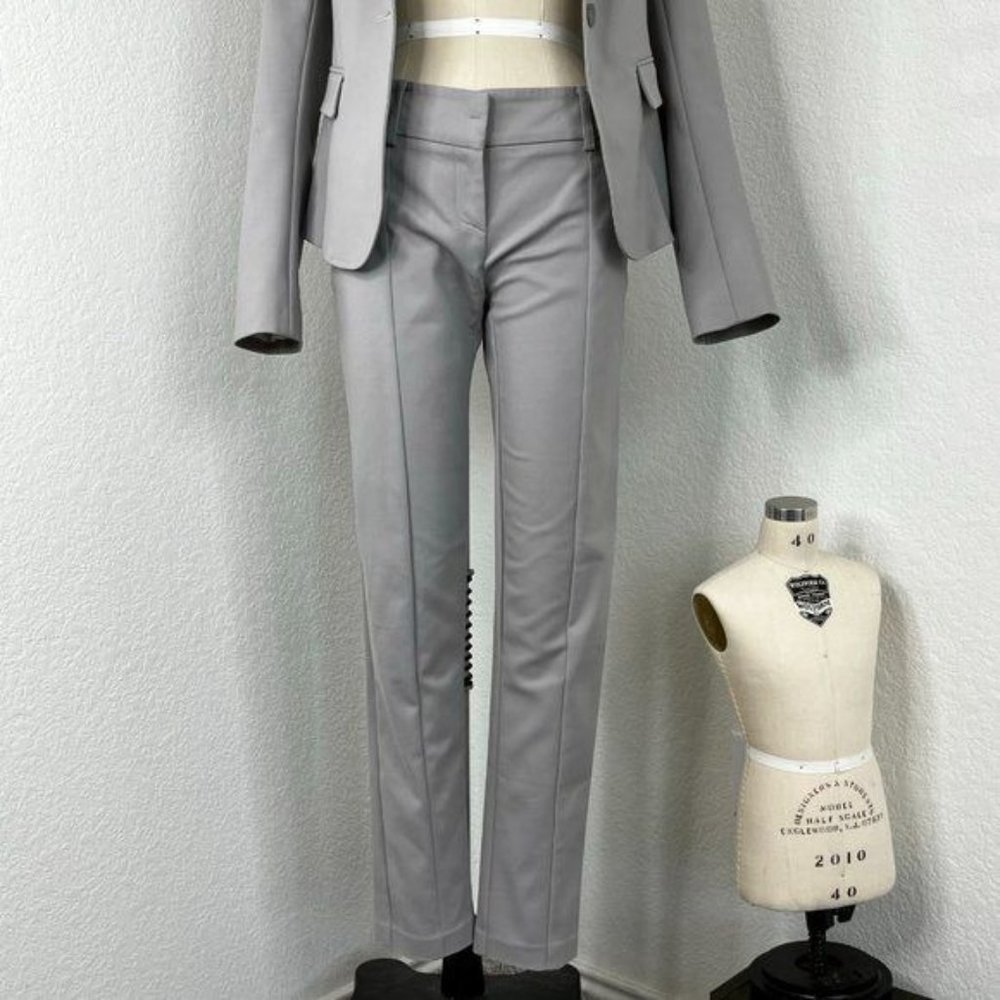 Patrizia Pepe 2 Button Blazer Slim Seamed Trouser Suit Set - Picture 3 of 10